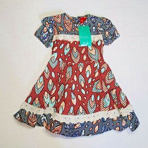 1-piece Girl Dress divine endowment dress 1 to 2 years multicolor